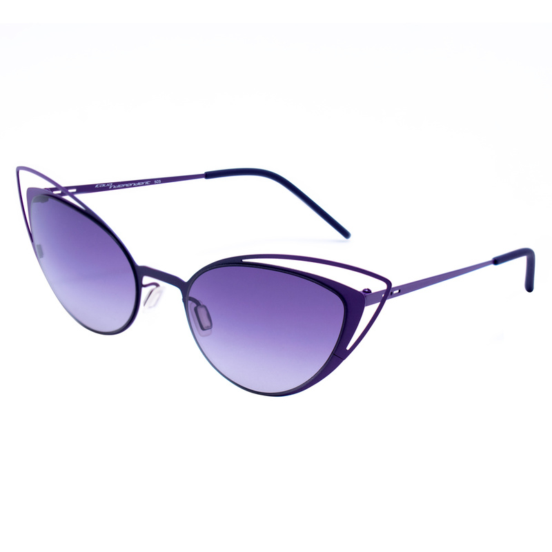 Okulary ITALIA INDEPENDENT 0218-017-018. Okulary przeciwsłoneczne, Kolor PURPLE. Kobieta.