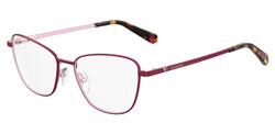 Okulary LOVE MOSCHINO MOL552-8CQ. Okulary, Kolor Cherry. Kobieta.