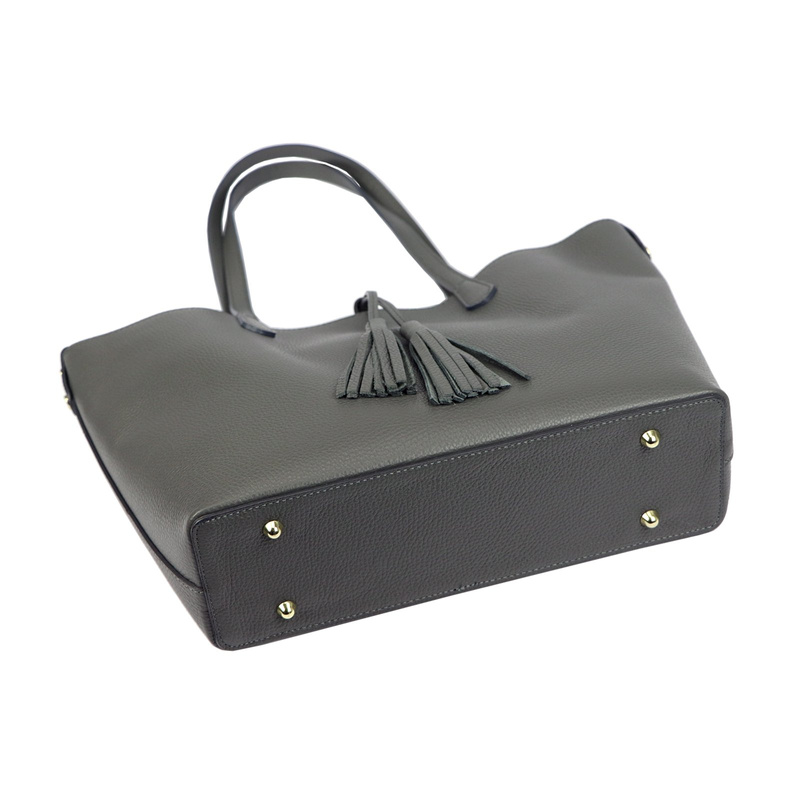 Luka damska shopperbag skóra naturalna duża torebka na ramię z kosmetyczką