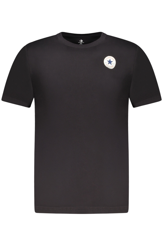 Koszulka dziecięca z krótkim rękawem Converse, czarna