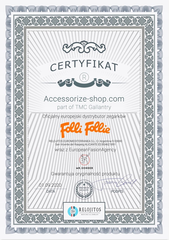 Zegarek FOLLI FOLLIE WF16R014SPS. Kwarcowy, Kolor biały. Kobieta.
