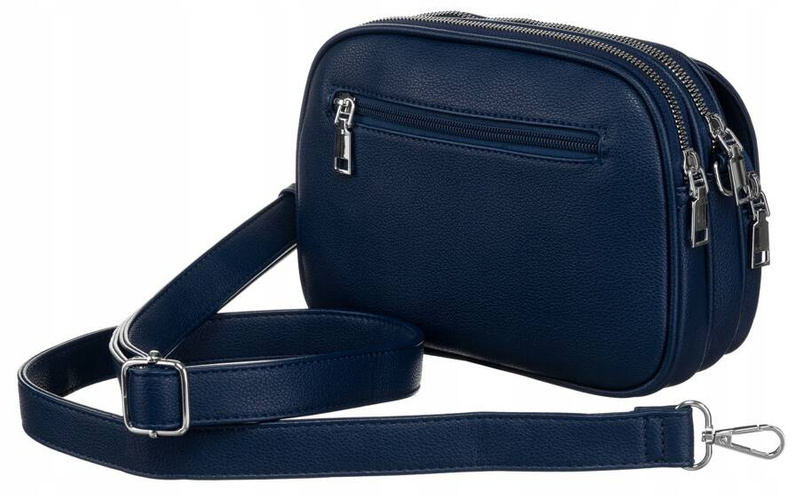 Stylowa listonoszka damska ze skóry ekologicznej - Rovicky