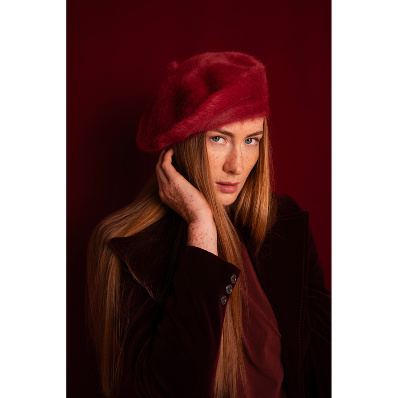 Beret Classy Fluffy