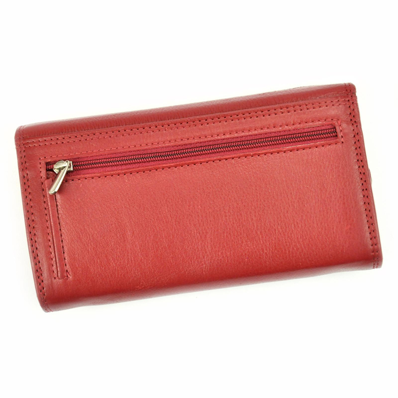 Duży Skórzany damski portfel Money Kepper z RFID