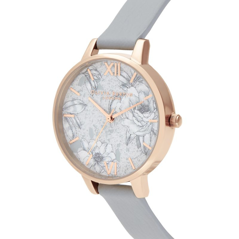 Zegarek OLIVIA BURTON OB16TZ01. Kwarcowy, Kolor szary. Kobieta.