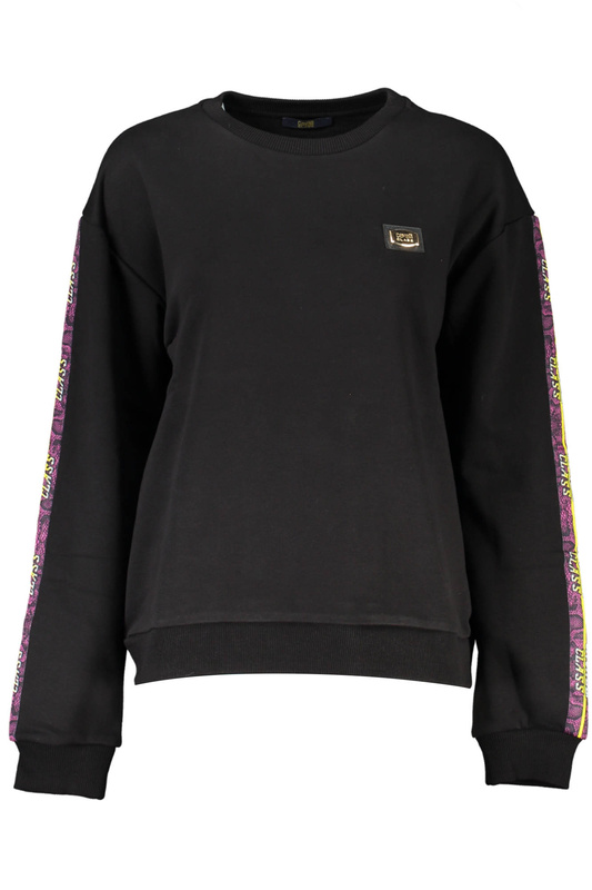 BLUZA CAVALLI CLASS BEZ ZAMKA DAMSKA CZARNA