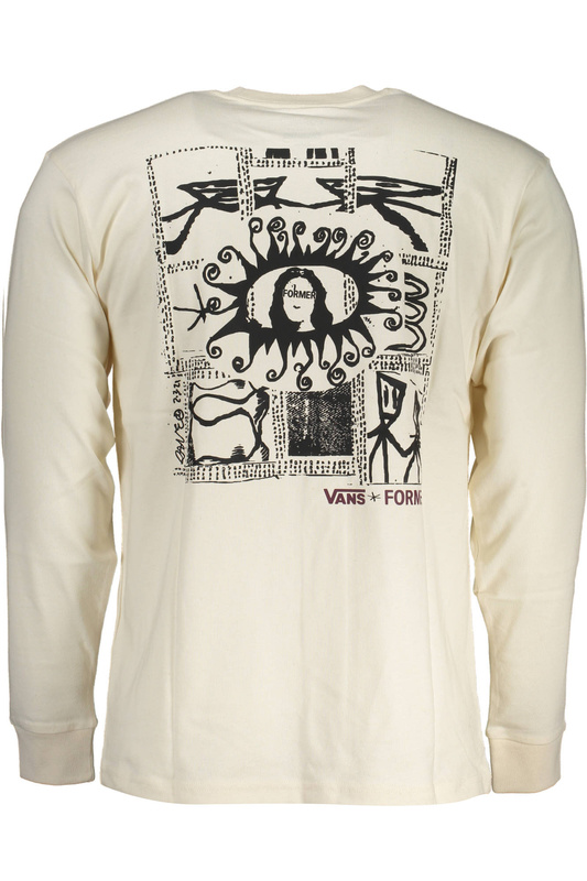 T-SHIRT VANS Z DŁUGIM RĘKAWEM MĘSKI BIAŁY