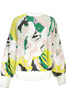 BIA�Y SWETER DESIGUAL DAMSKI