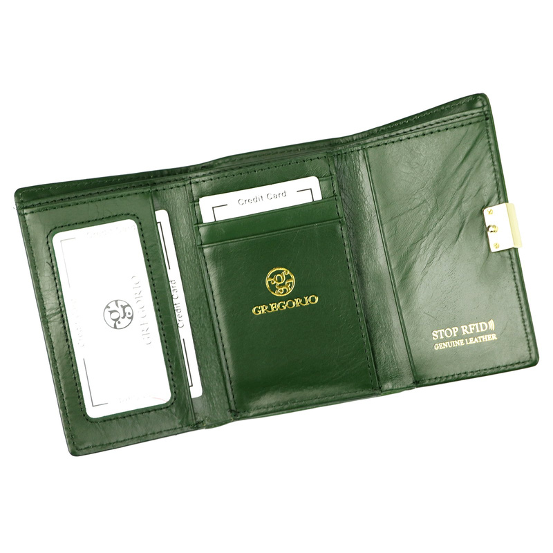 Damska elegancka pojemna portmonetka od Gregorio