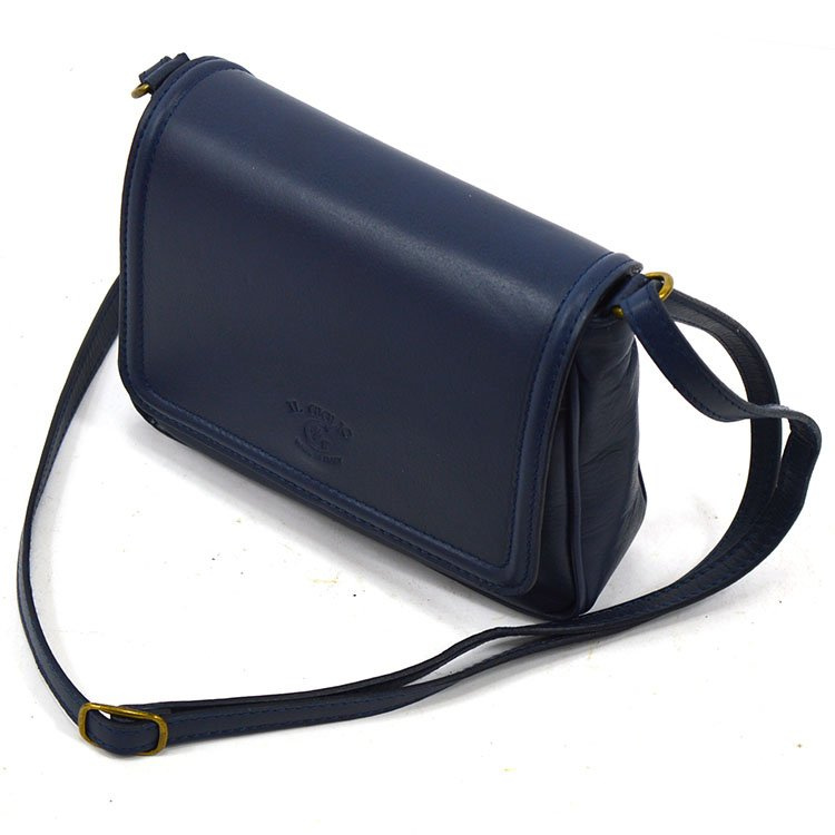 Skórzana damska klasyczna elegancka listonoszka