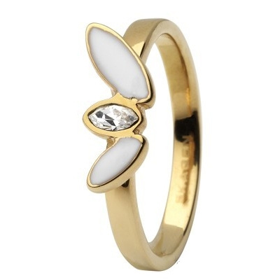 Biżuteria SKAGEN JRSG029SS6. Pierścionek, Kolor złoty. Kobieta.