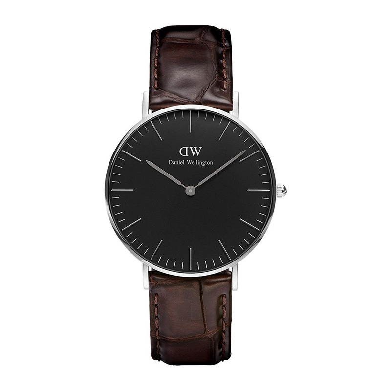 Zegarek DANIEL WELLINGTON DW00100146. Kwarcowy, Kolor czarny. Kobieta.