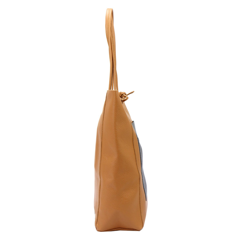 Shopperbag damska skórzana na ramię duża MiaMore