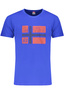 NIEBIESKI T-SHIRT MĘSKI Z KRÓTKIM RĘKAWEM Norway 1963