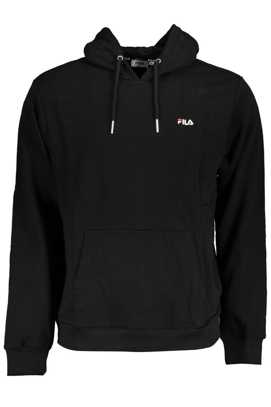 CZARNA BLUZA MĘSKA FILA BEZ ZAMKU