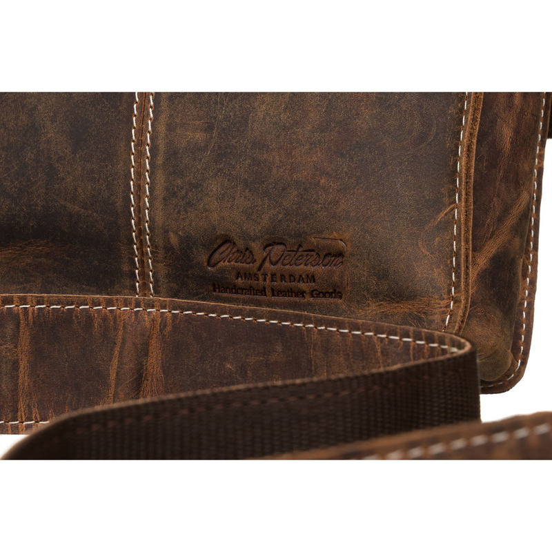 Saszetka męska z naturalnej skóry Peterson PTN PTE-NSH