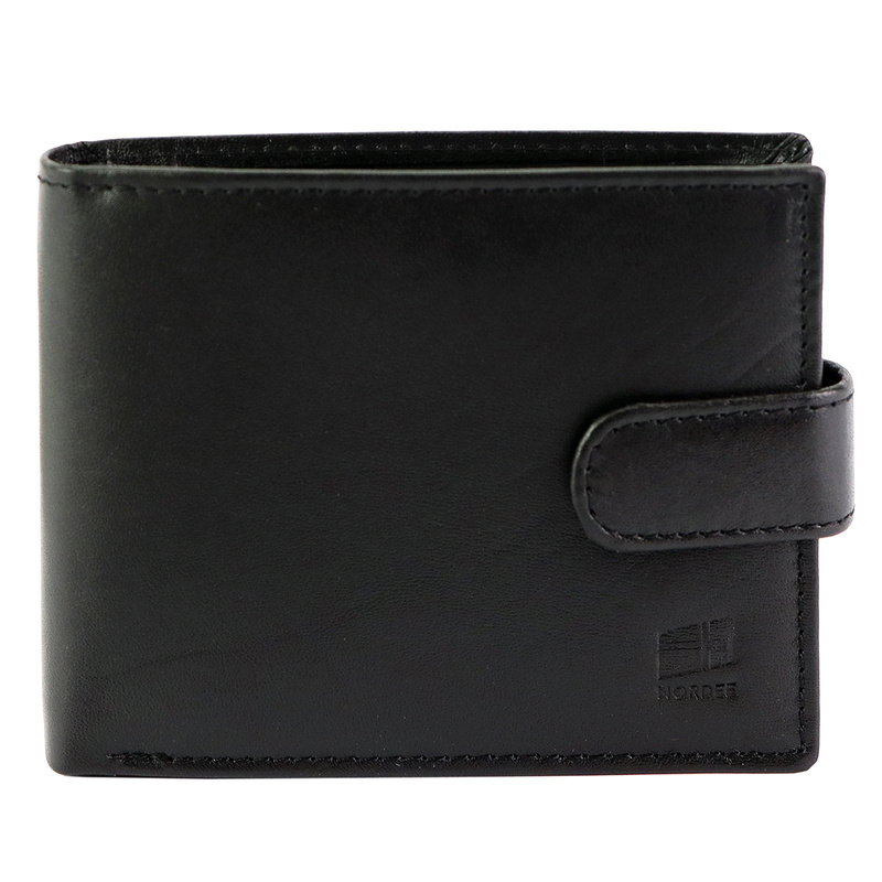 Nordee portfel męski skóra naturalna rozbudowany poziomy i pojemny