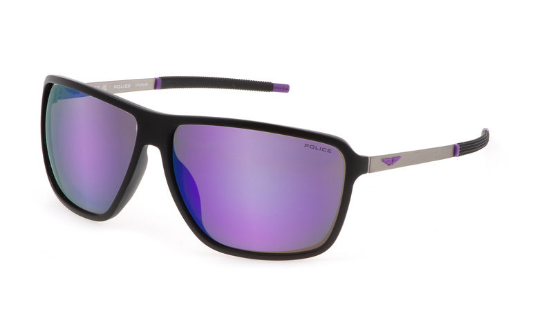 Okulary POLICE SPLL15-65U28Z. Okulary przeciwsłoneczne, Kolor czarny. Mężczyzna.