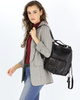 Torba skórzana dla wymagających z opcją plecak old school leather bag - MARCO MAZZINI czarny