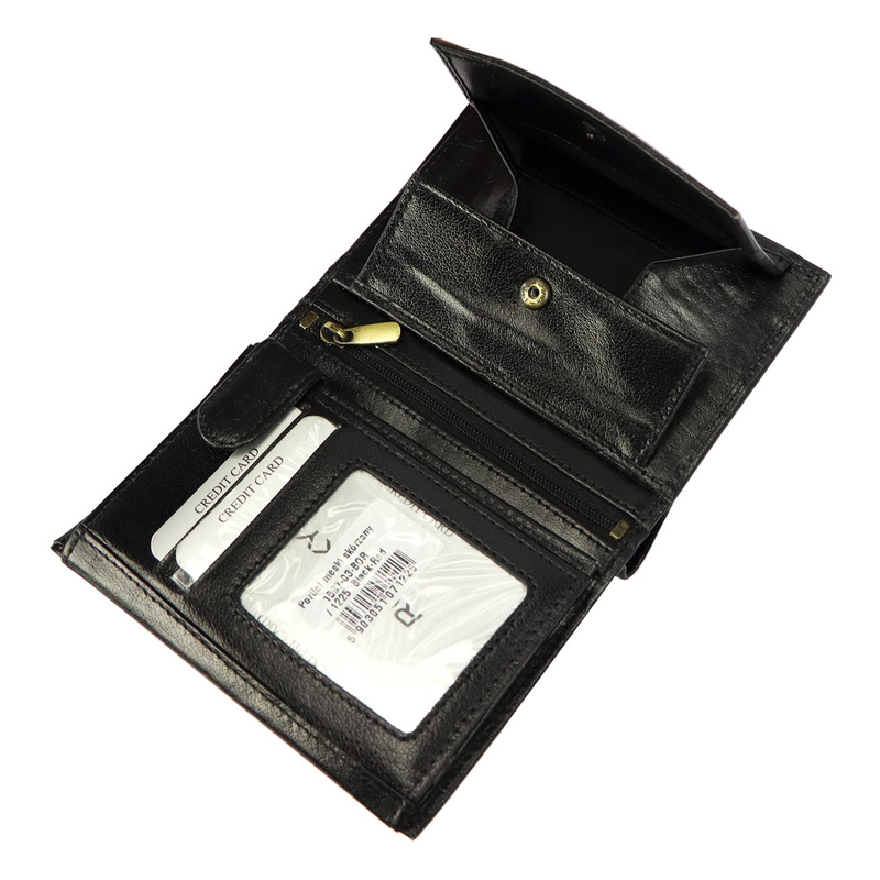 Skórzany męski portfel Rovicky 1537-03-BOR RFID