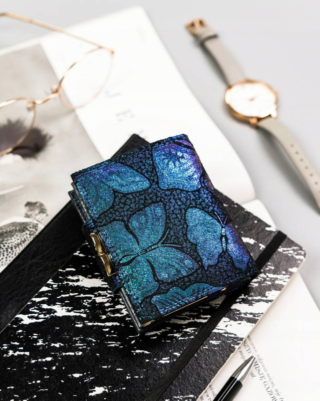 Skórzany damski portfel Peterson PTN 42329-ONBF