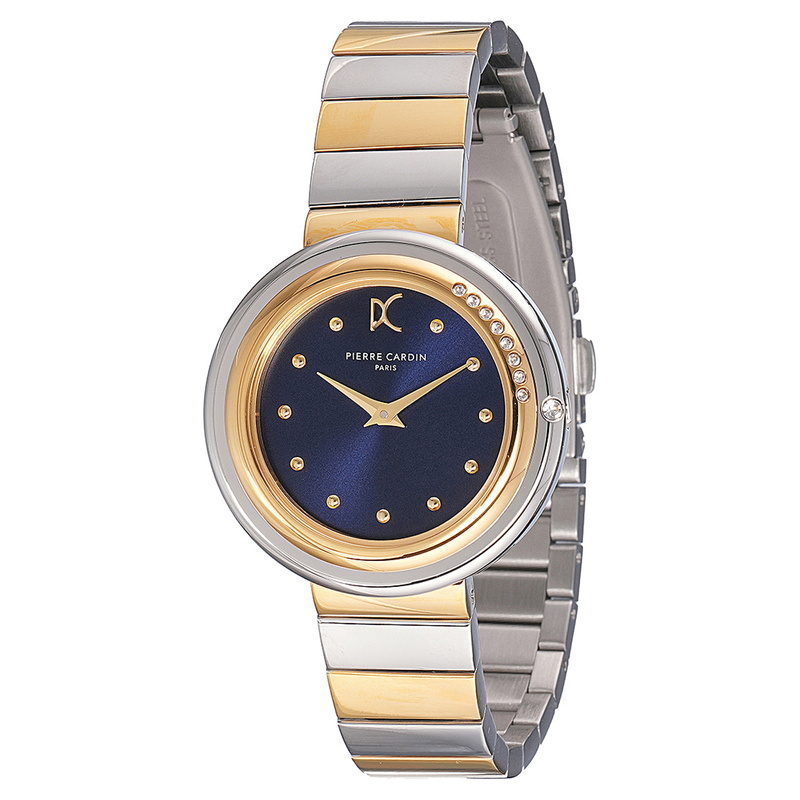 Zegarek PIERRE CARDIN CF.1010.MU. Kwarcowy, Kolor niebieski. Kobieta.