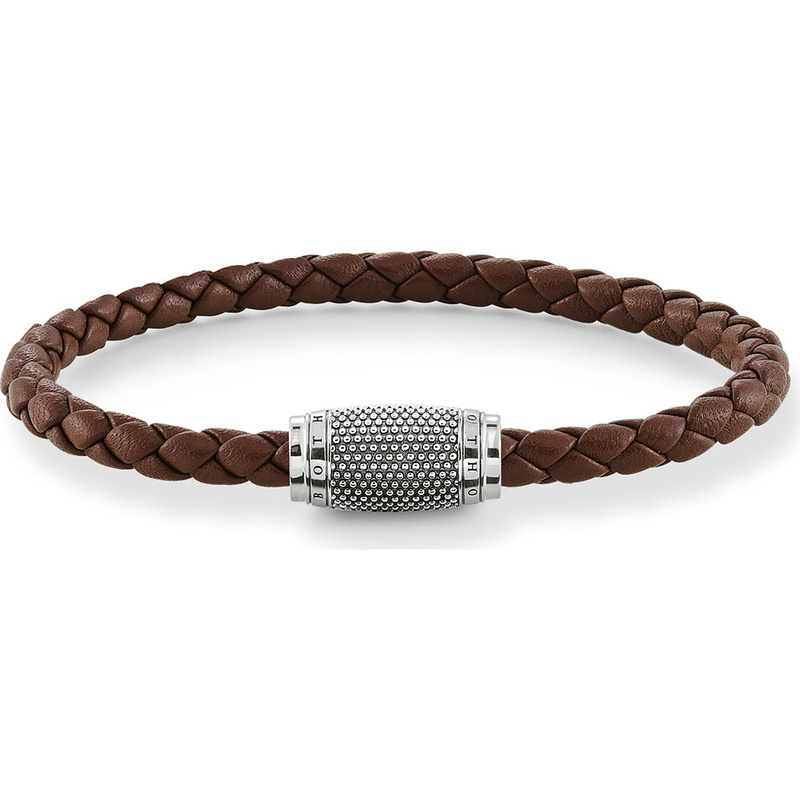 Biżuteria THOMAS SABO UB00088232L19. Bransoletka, Kolor brązowy srebrny. Unisex.
