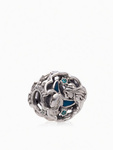 Srebrno-niebieski charm Pandora 792349C01 ze srebra 925