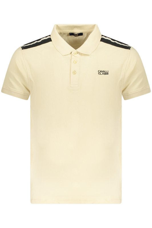CAVALLI CLASS POLO KRÓTKI RĘKAW MĘSKI BEŻ