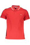 KOSZULKA POLO HARMONT & BLAINE Z KR�TKIM R�KAWEM M�SKA CZERWONA