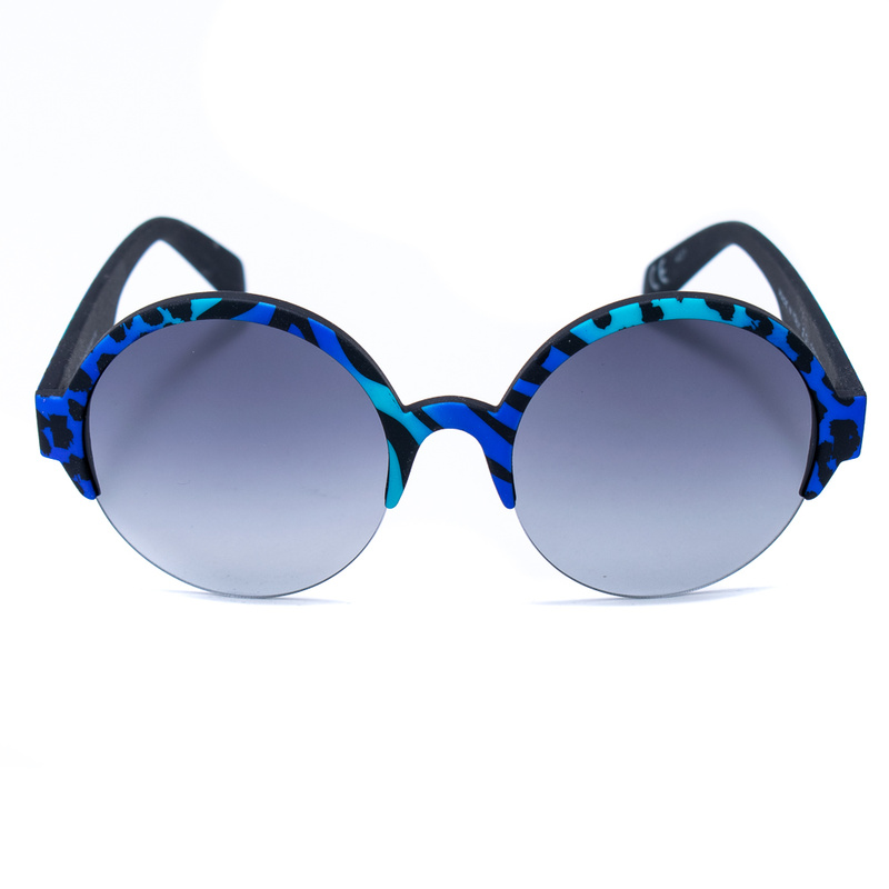 Okulary ITALIA INDEPENDENT 0907-ZEB-022. Okulary przeciwsłoneczne, Kolor niebieski. Kobieta.