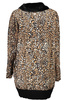 BLUGIRL bluza na zamek DAMSKI CZARNY