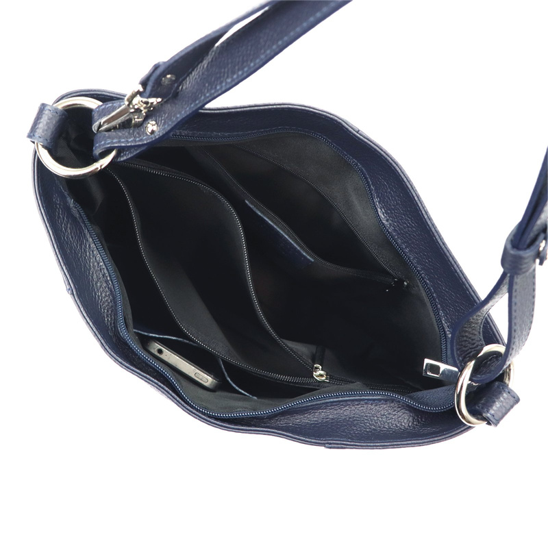 MiaMore damska torebka na ramię shopperbag skórzana z kieszeniami