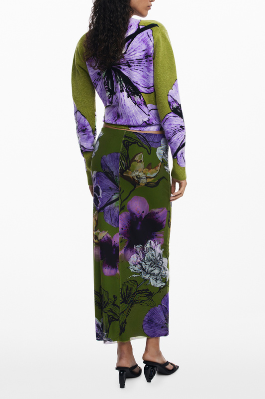 D�UGA ZIELONA SP�DNICA DAMSKA DESIGUAL