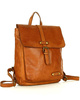 MARCO Miejski plecak skórzany w stylu old look handmade leather brąz camel
