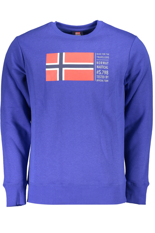 NIEBIESKA BLUZA BEZ ZAMKA MĘSKA Norway 1963