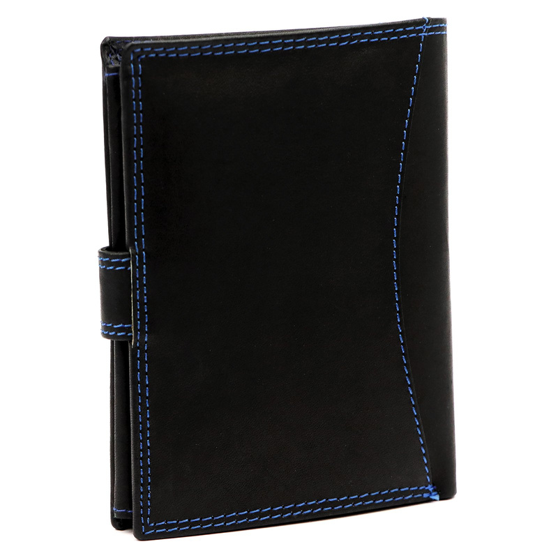 Money Kepper męski portfel skóra naturalna pionowy zamykany styl WILD WEST