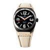 Zegarek MONTRES DE LUXE 09BK-2501. Kwarcowy, Kolor czarny. Unisex.