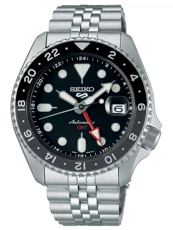 ZEGAREK MĘSKI SEIKO 5 SPORTS SSK019K1 GMT AUTOMAT + BOX