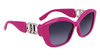 Okulary KARL LAGERFELD KL6102S-525. Okulary przeciwsłoneczne, Kolor różowy. Kobieta.