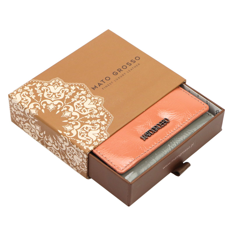 Mato Grosso damski portfel skórzana zgrabna portmonetka pojemna