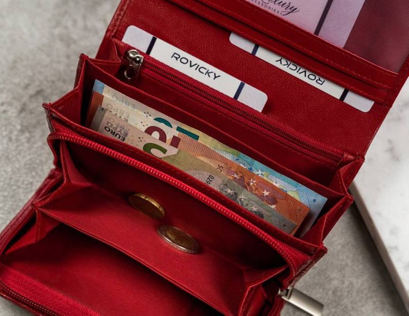 Podłużny damski klasyczny portfel od 4U Cavaldi