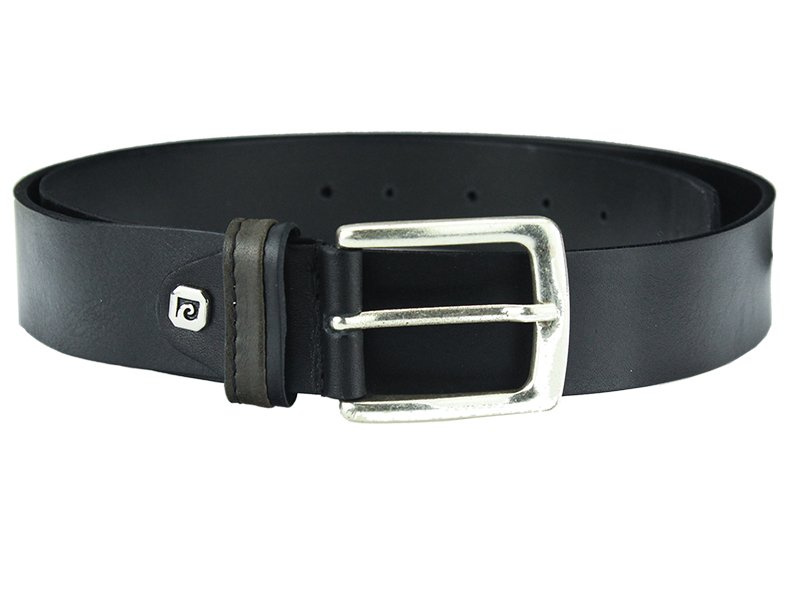 Pierre Cardin męski pasek do spodni skóra naturalna klasyczna klamra