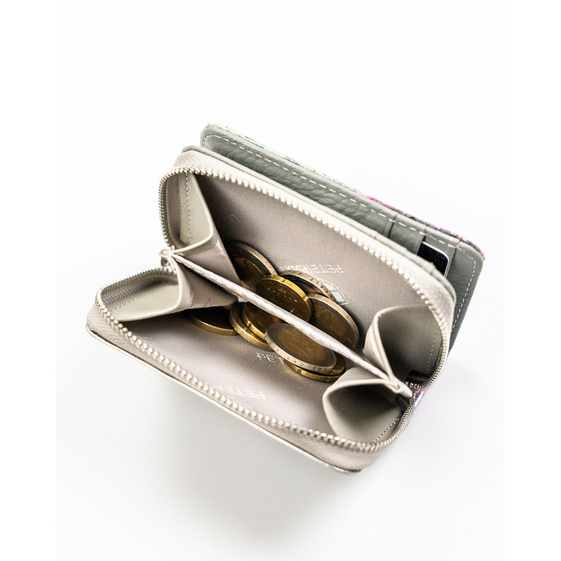 skóra naturalna + Damski portfel ze skóry ekologicznej Peterson PTN PX33-1-NPK