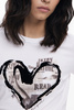 T-SHIRT DAMSKI Z KRÓTKIM RĘKAWEM DESIGUAL BIAŁY
