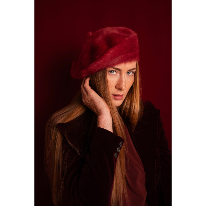 Beret Classy Fluffy