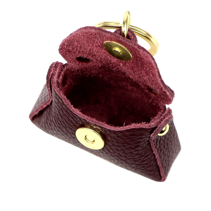 Florence damski brelok a formie torebki skóra naturalna zawieszka