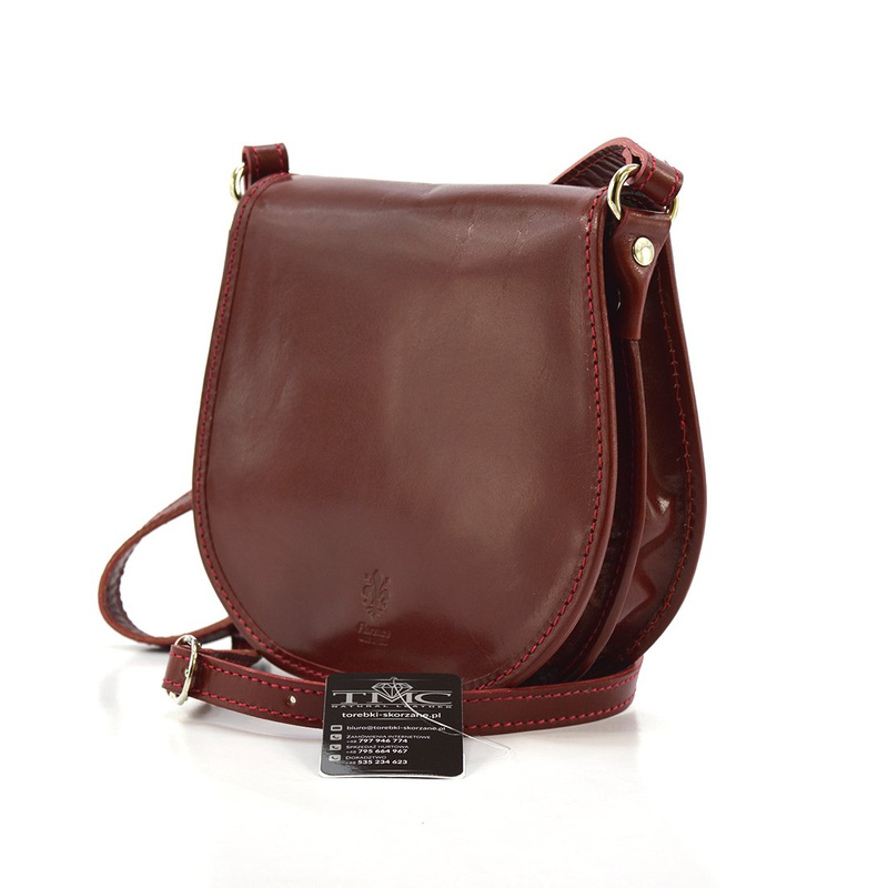 Klasyczna wyjątkowa damska skórzana listonoszka 