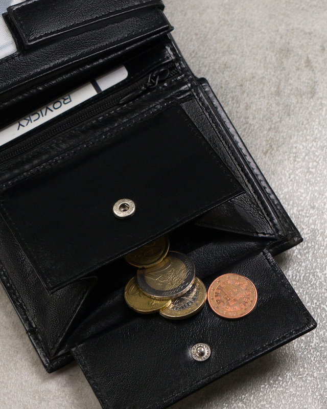 Skórzany męski portfel Cavaldi 0104-P-BS RFID