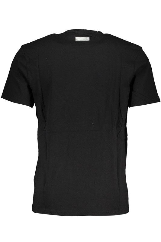 NIEBIESKI T-SHIRT MĘSKI Z KRÓTKIM RĘKAWEM BIKKEMBERGS
